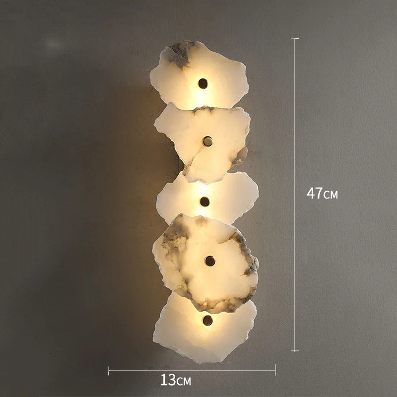 Modern Irregular Marble Minimalist Wall Light