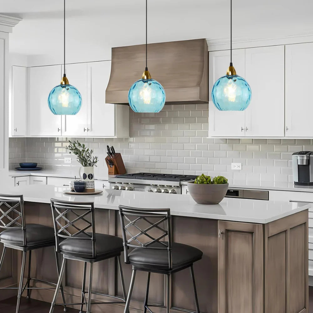 Modern LED Nordic Ceiling Glass Ball Pendant Light