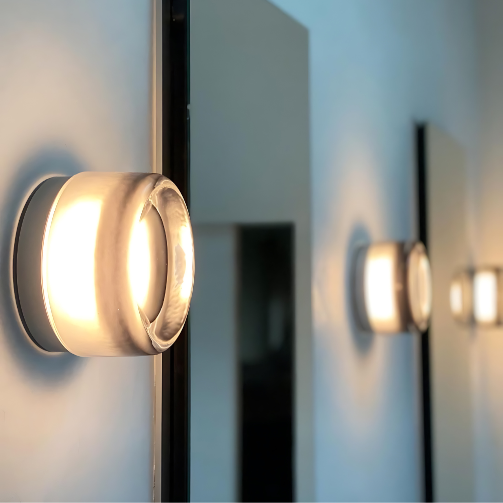 Nordic Luminous Dimple Acrylic Modern Wall Light
