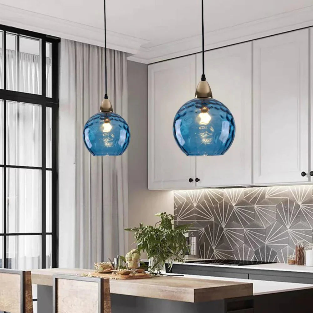 Modern LED Nordic Ceiling Glass Ball Pendant Light