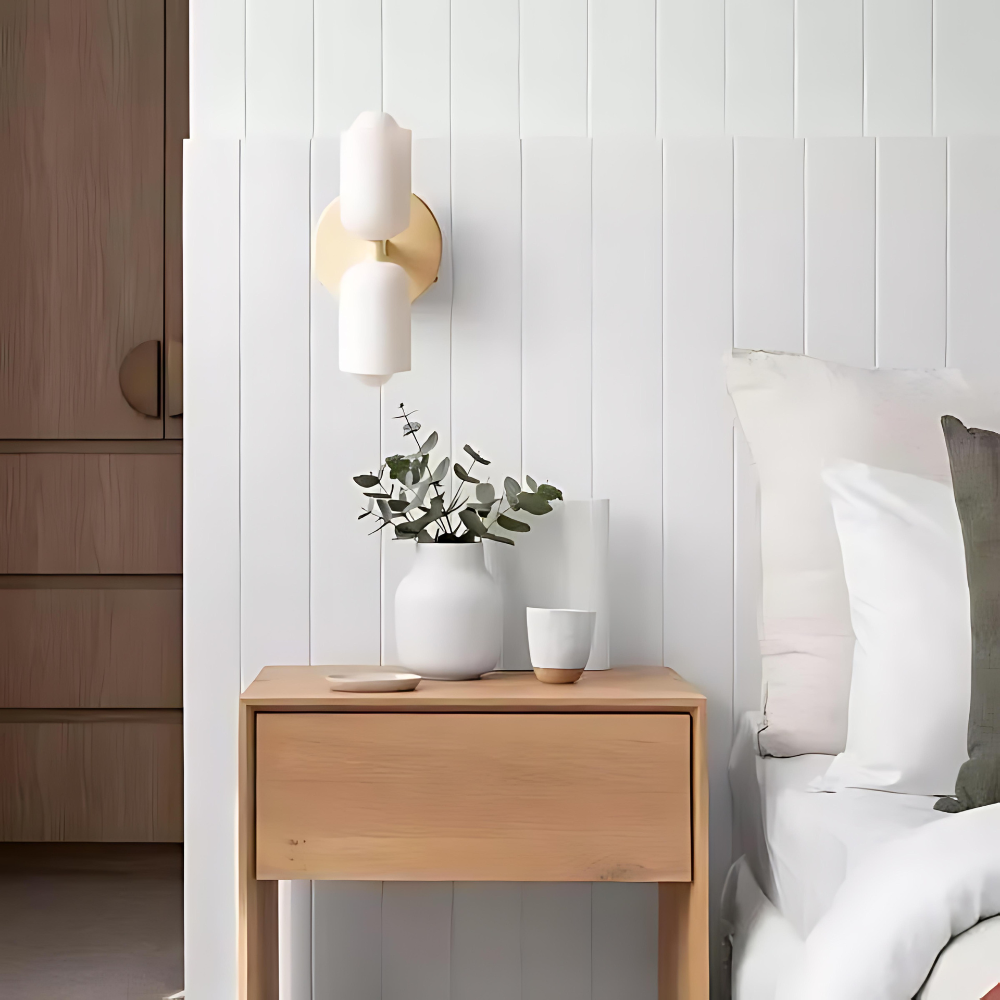 The Elegance Cream Shade Wall Light
