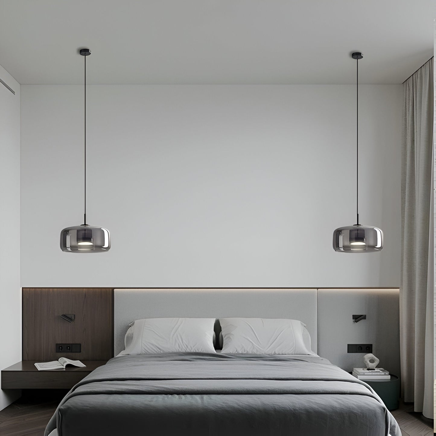 Retro Hailie Modern Glass LED Pendant Light