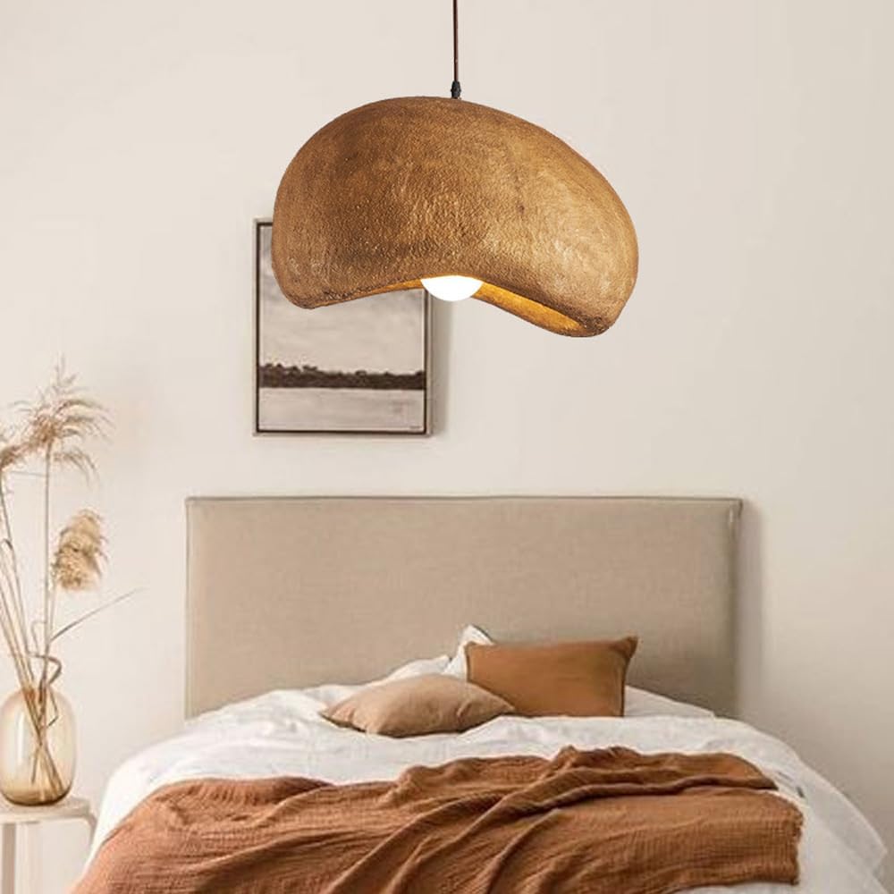 Wabi-Sabi Cloud Japandi Resin Pendant Light