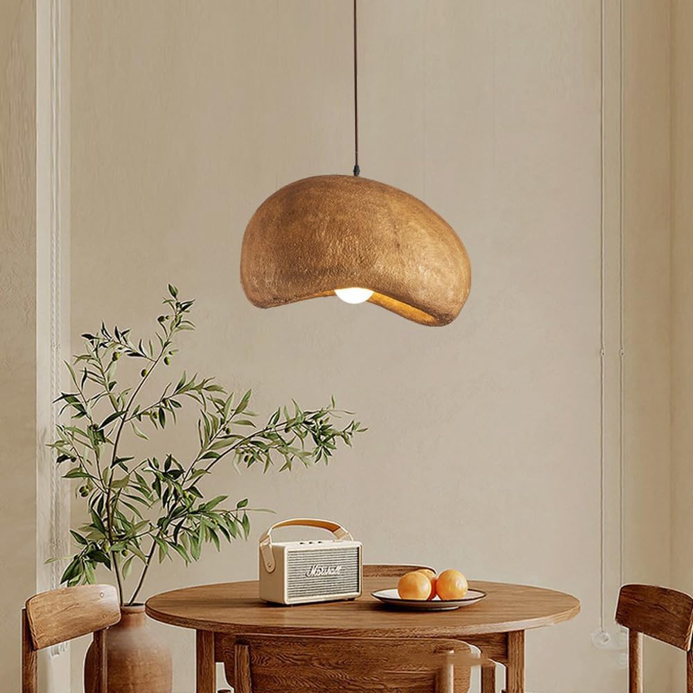 Wabi-Sabi Cloud Japandi Resin Pendant Light