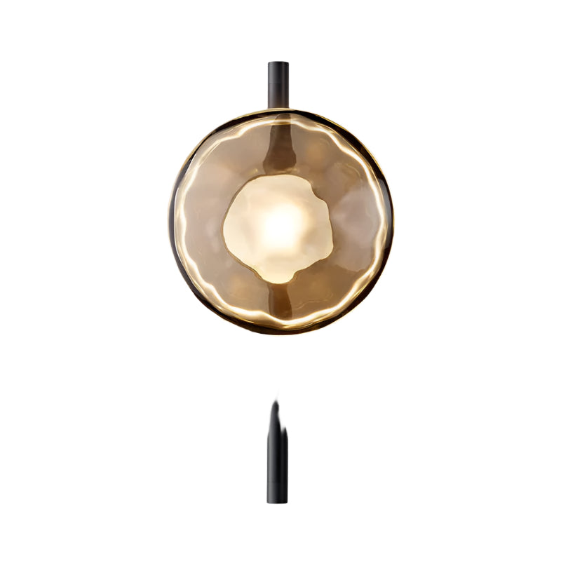 Nordic Round Design Ceto Glass Wall Light