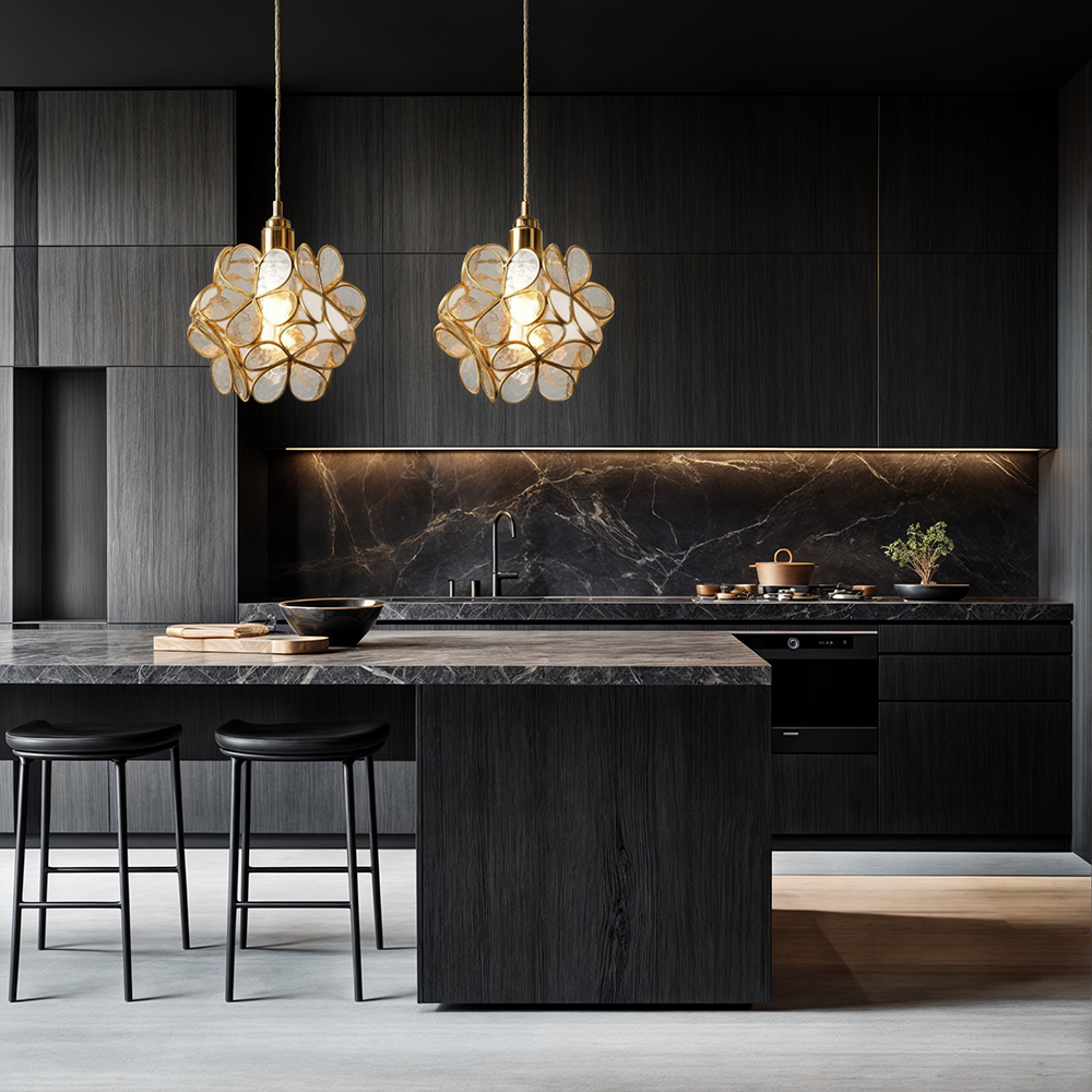 Nordic Flower Glass Pendant Light