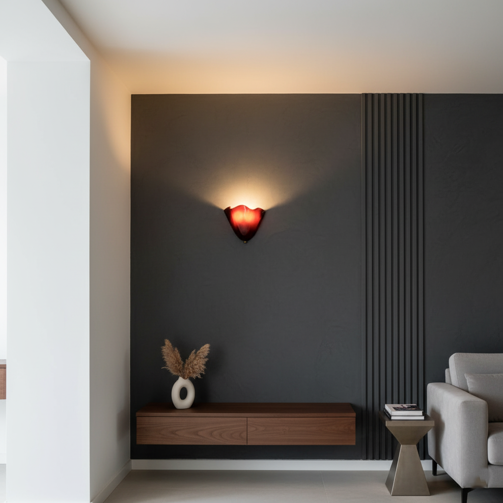 Skirt Series Retro Colored Glass Skirt Shell Wall Light — Lubrel minimalist lighting