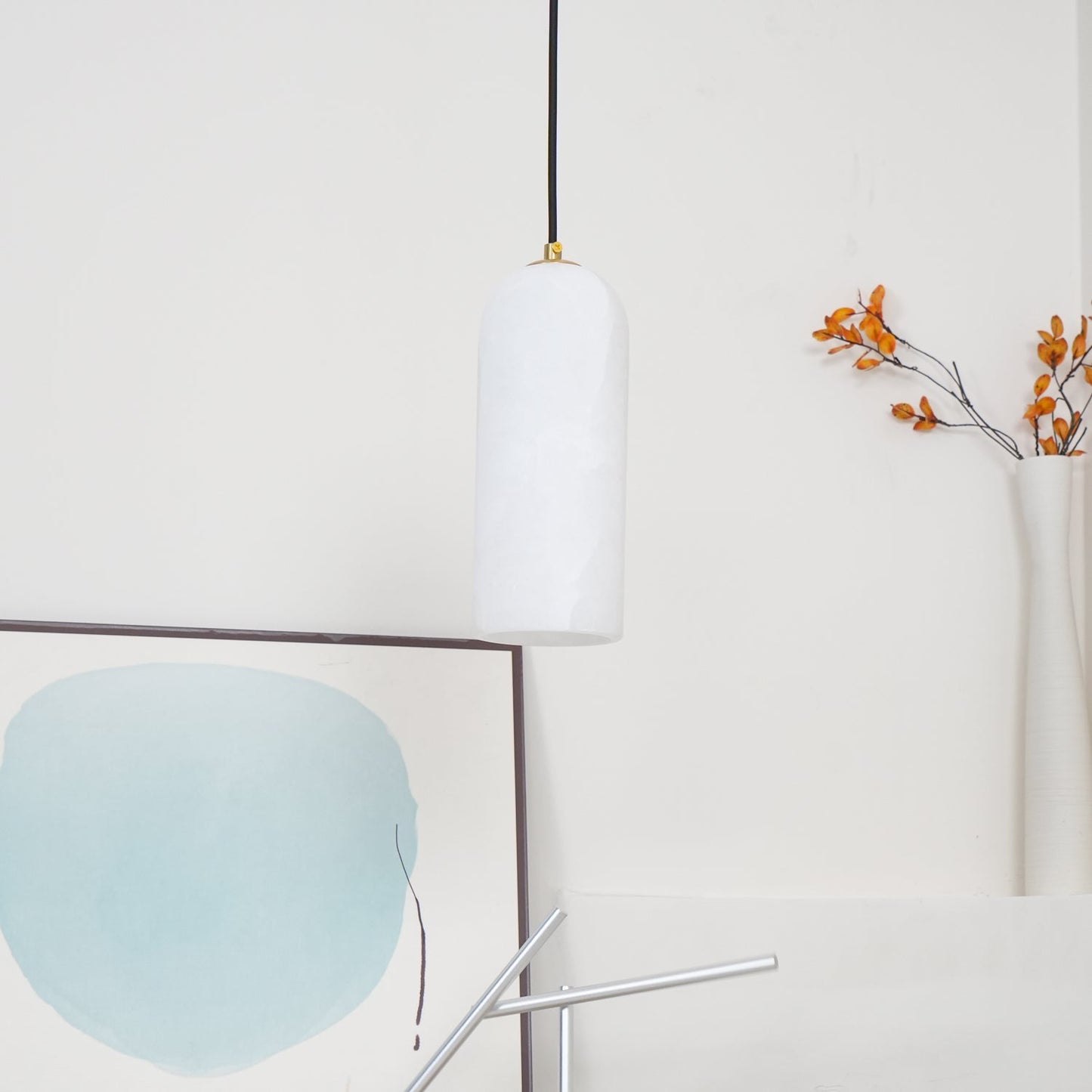 Nordic Modern Alabaster Monty Pendant Light