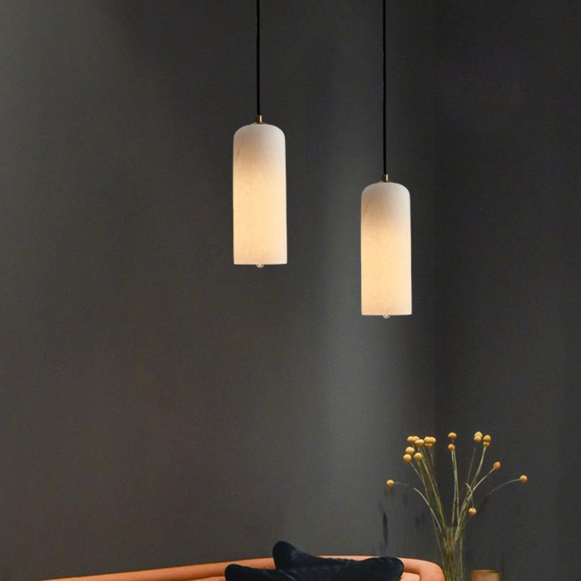 Nordic Modern Alabaster Monty Pendant Light