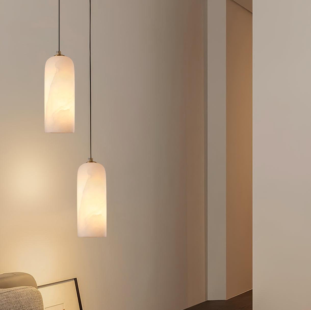 Nordic Modern Alabaster Monty Pendant Light