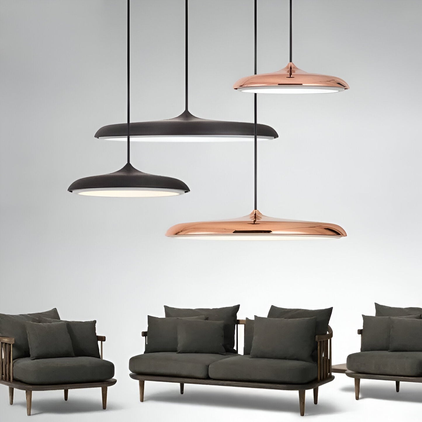 Nordic Modern Flying Saucer Pendant Light