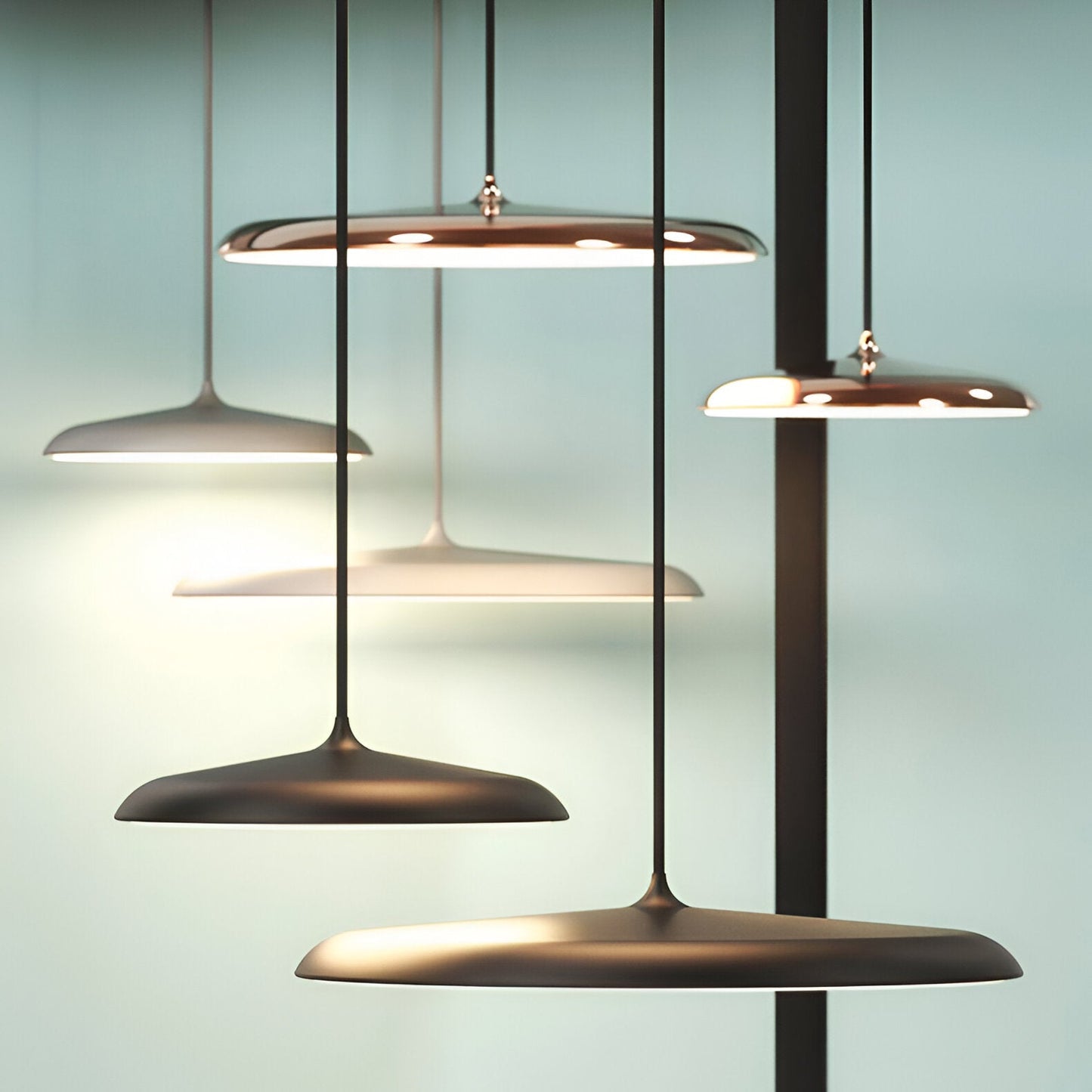 Nordic Modern Flying Saucer Pendant Light