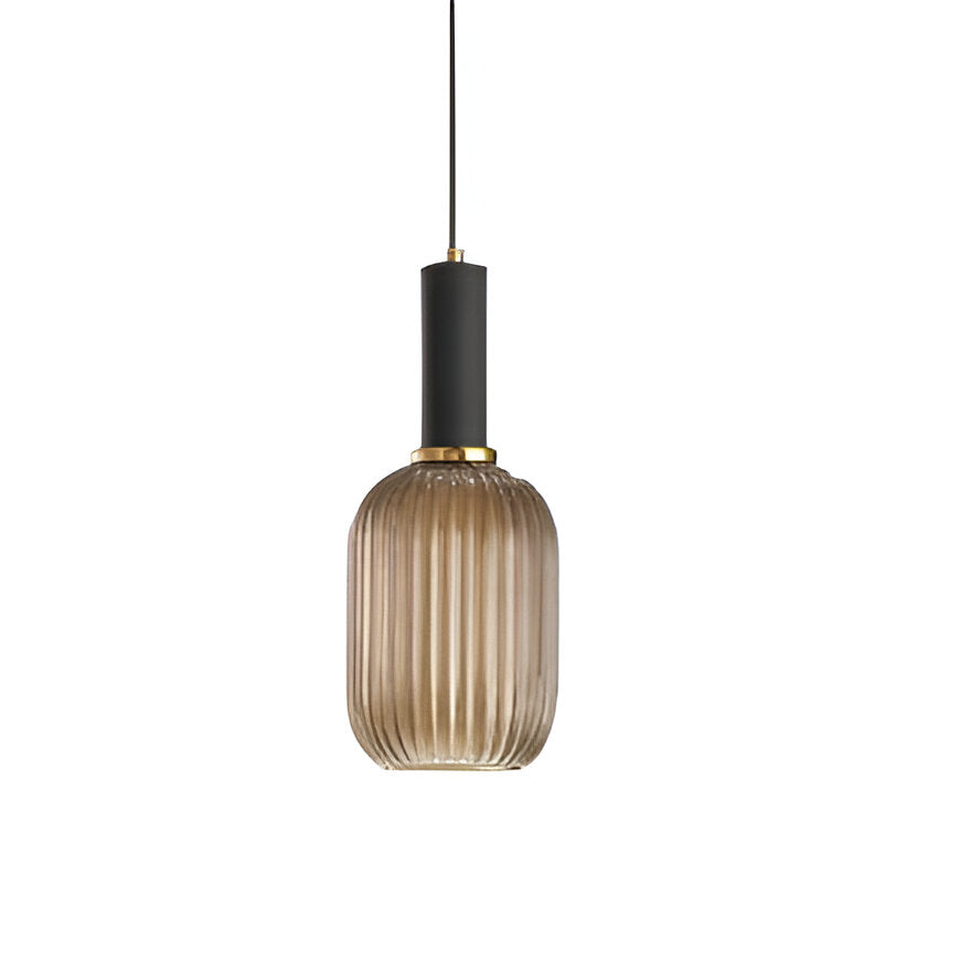 Nordic Colorful Glass Retro Pendant Light
