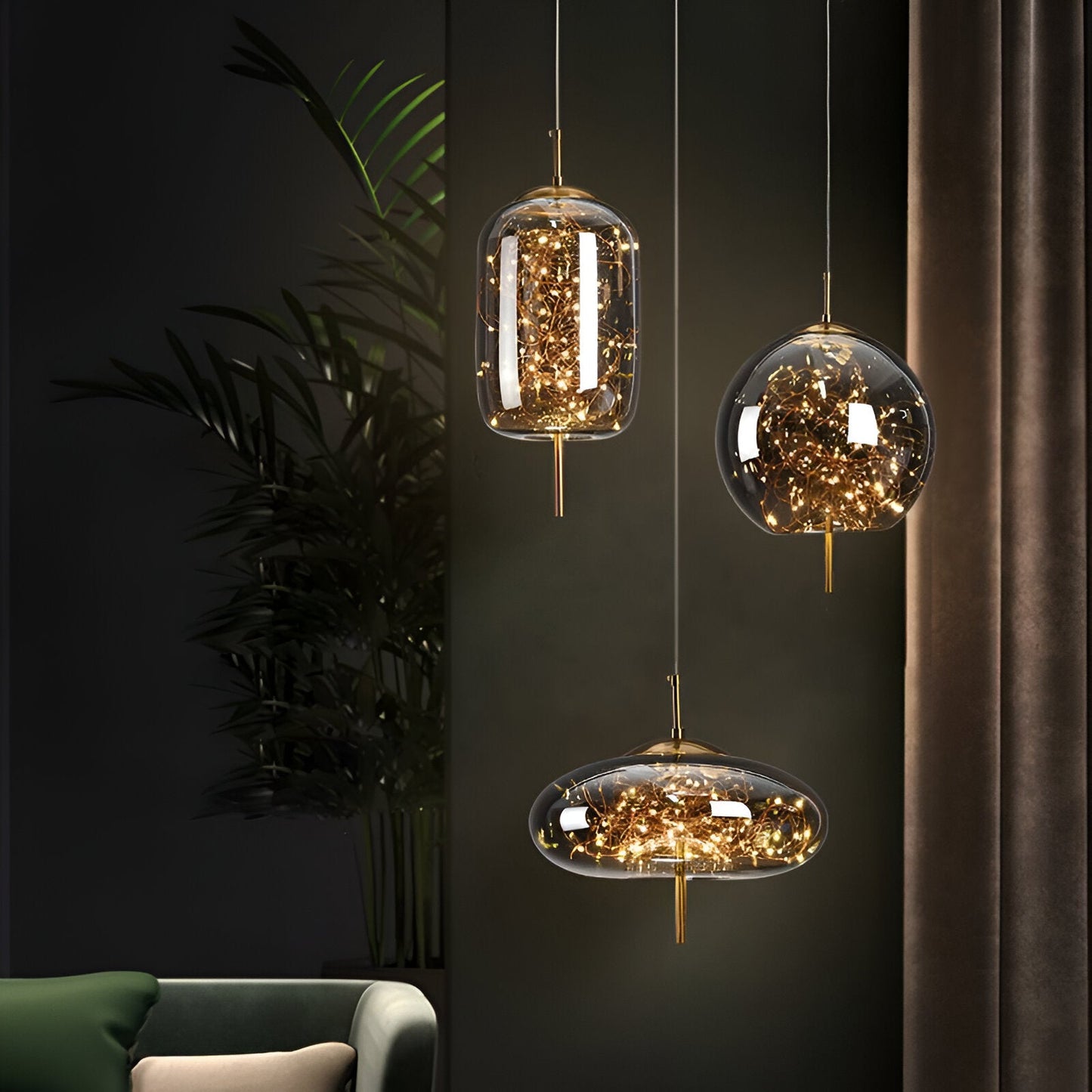 Nordic Luxury Modern Glass Pendant Light