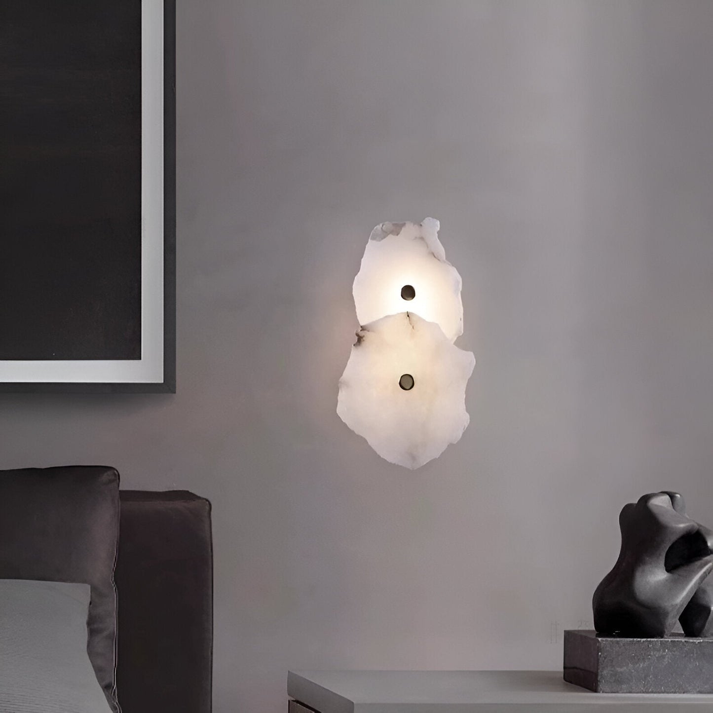 Modern Irregular Marble Minimalist Wall Light