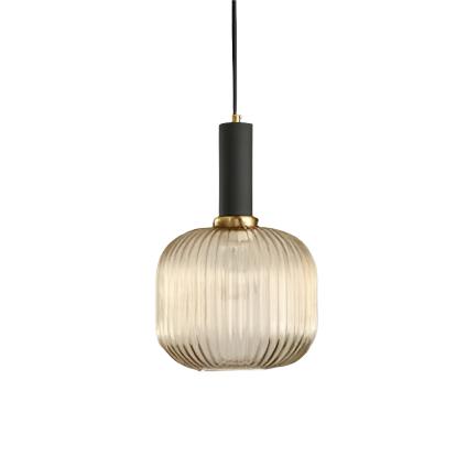 Nordic Colorful Glass Retro Pendant Light