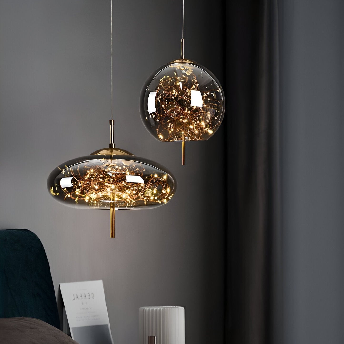 Nordic Luxury Modern Glass Pendant Light