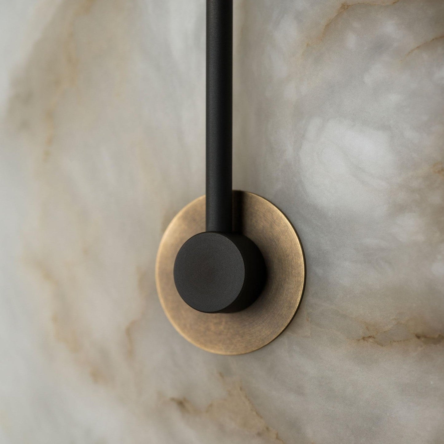 Moonshade Natural Marble Alabaster Minimalist Wall Light