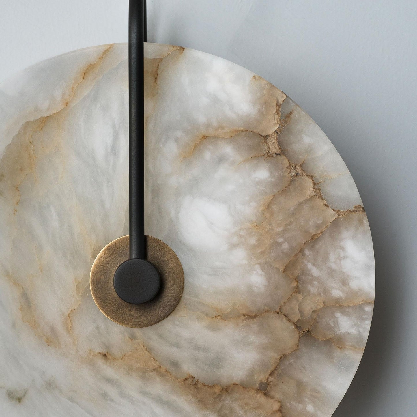 Moonshade Natural Marble Alabaster Minimalist Wall Light