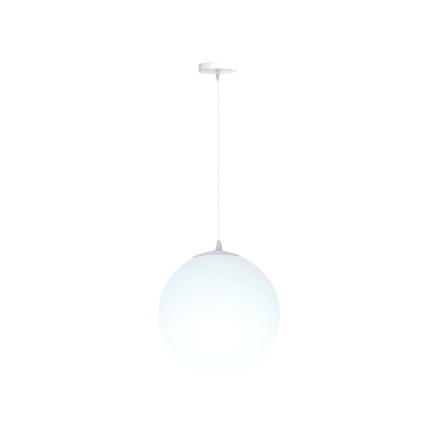 Nordic Globe Milky Glass Pendant Light