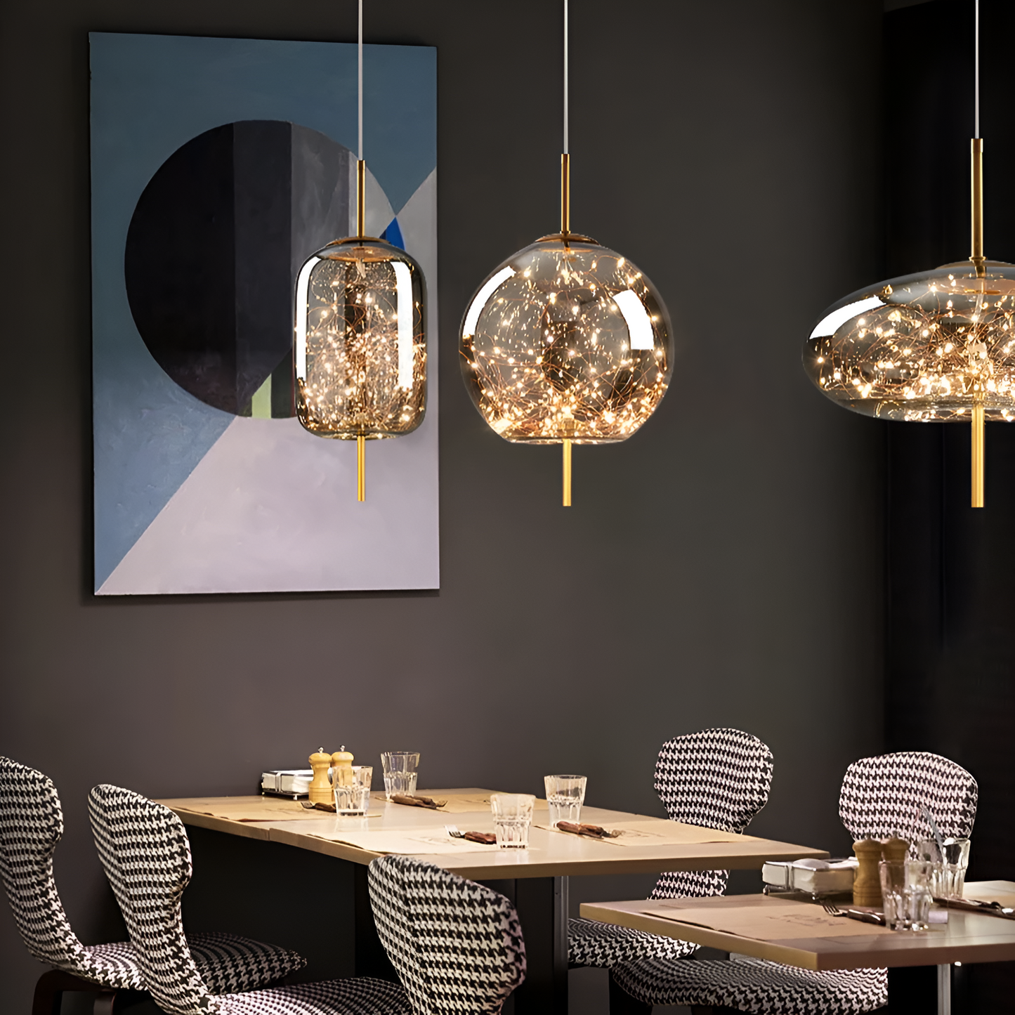 Nordic Luxury Modern Glass Pendant Light