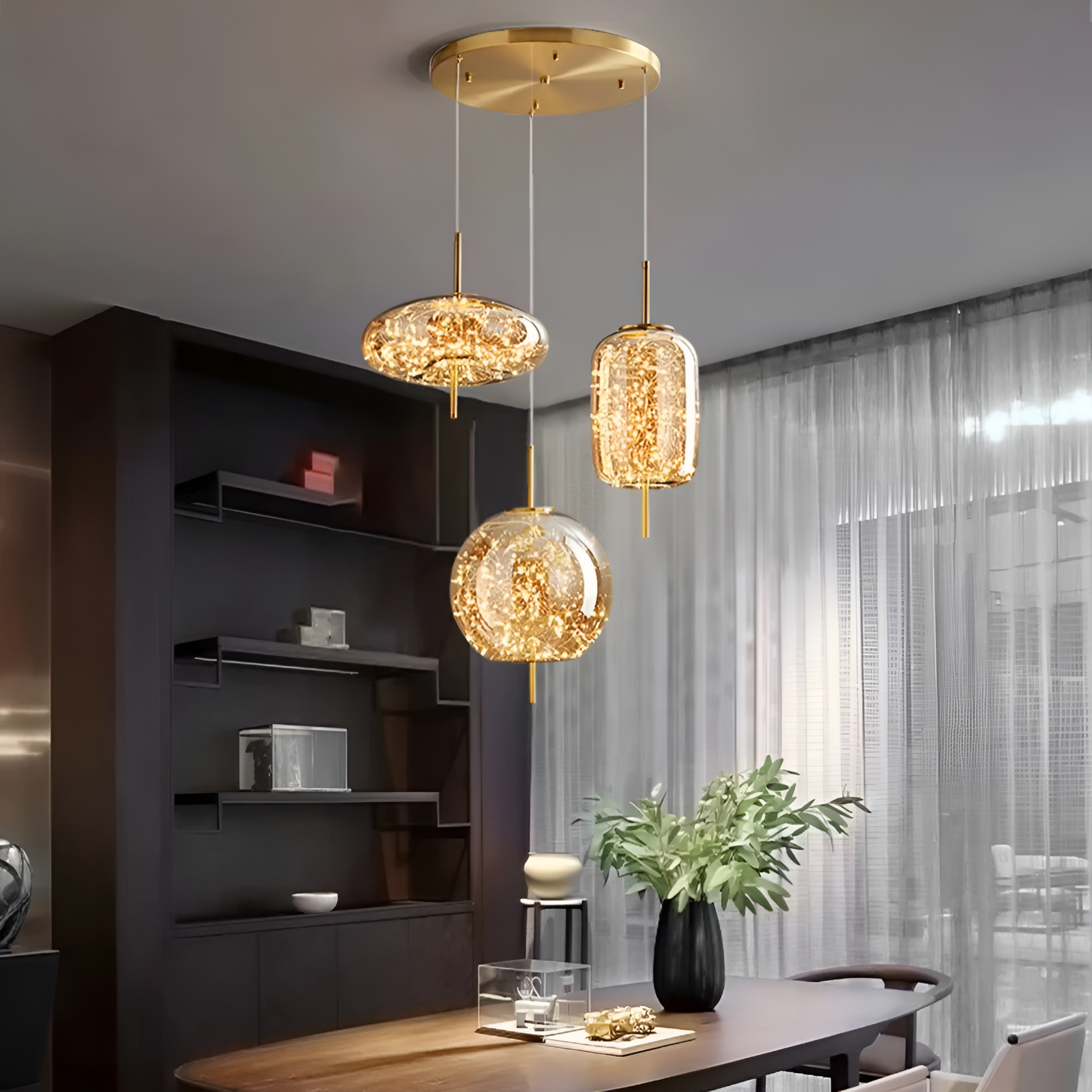 Nordic Luxury Modern Glass Pendant Light