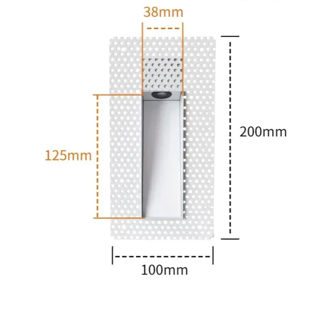 Nordic Frameless Stairs LED Sensor Wall Light
