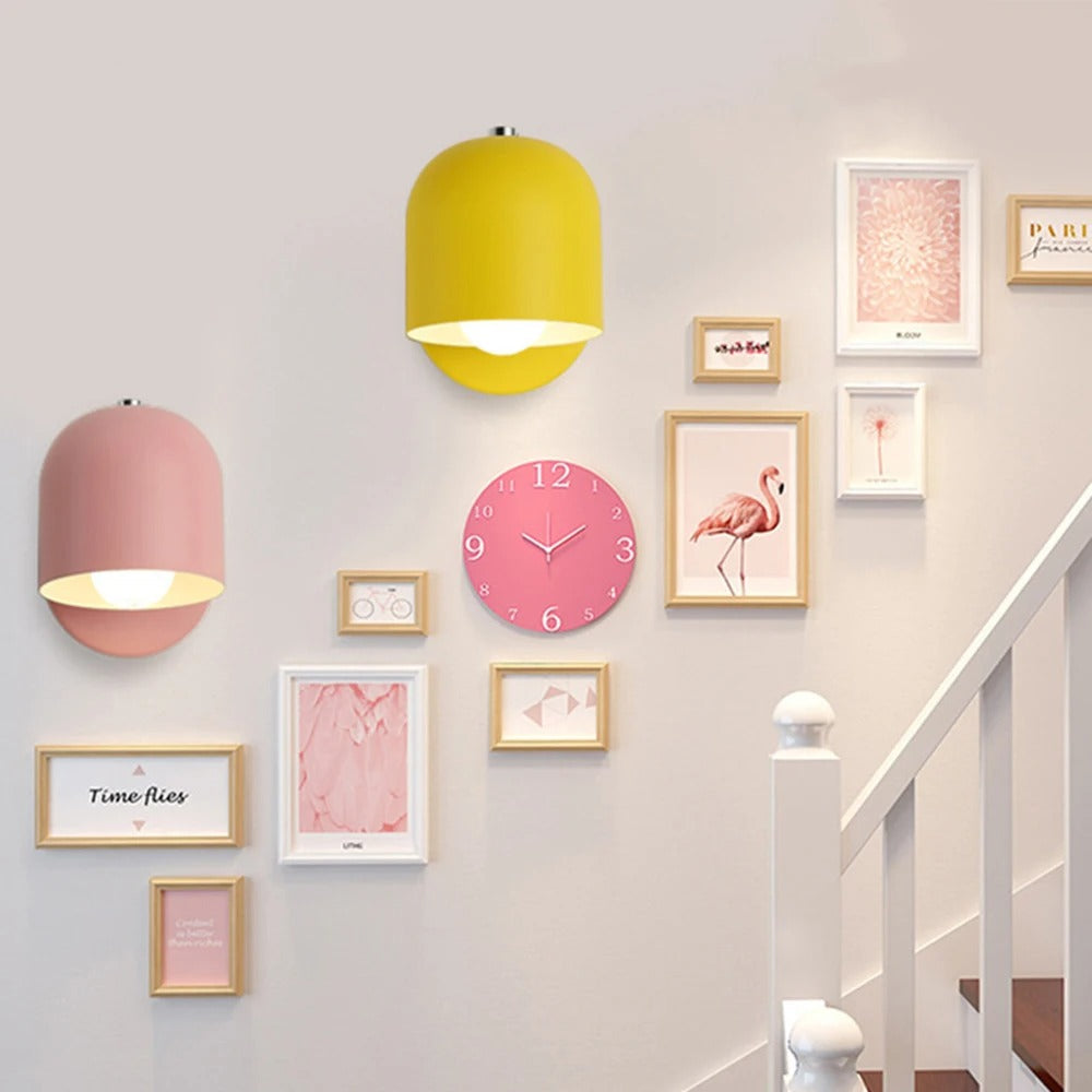 Modern Macaron Aisle Minimalist Wall Light