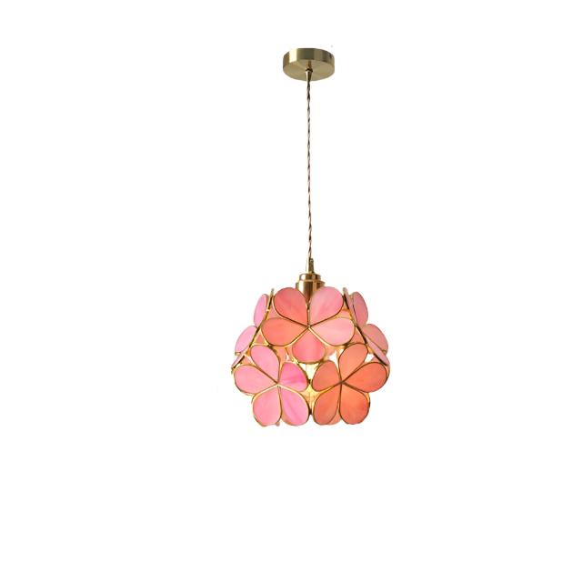 Nordic Flower Glass Pendant Light