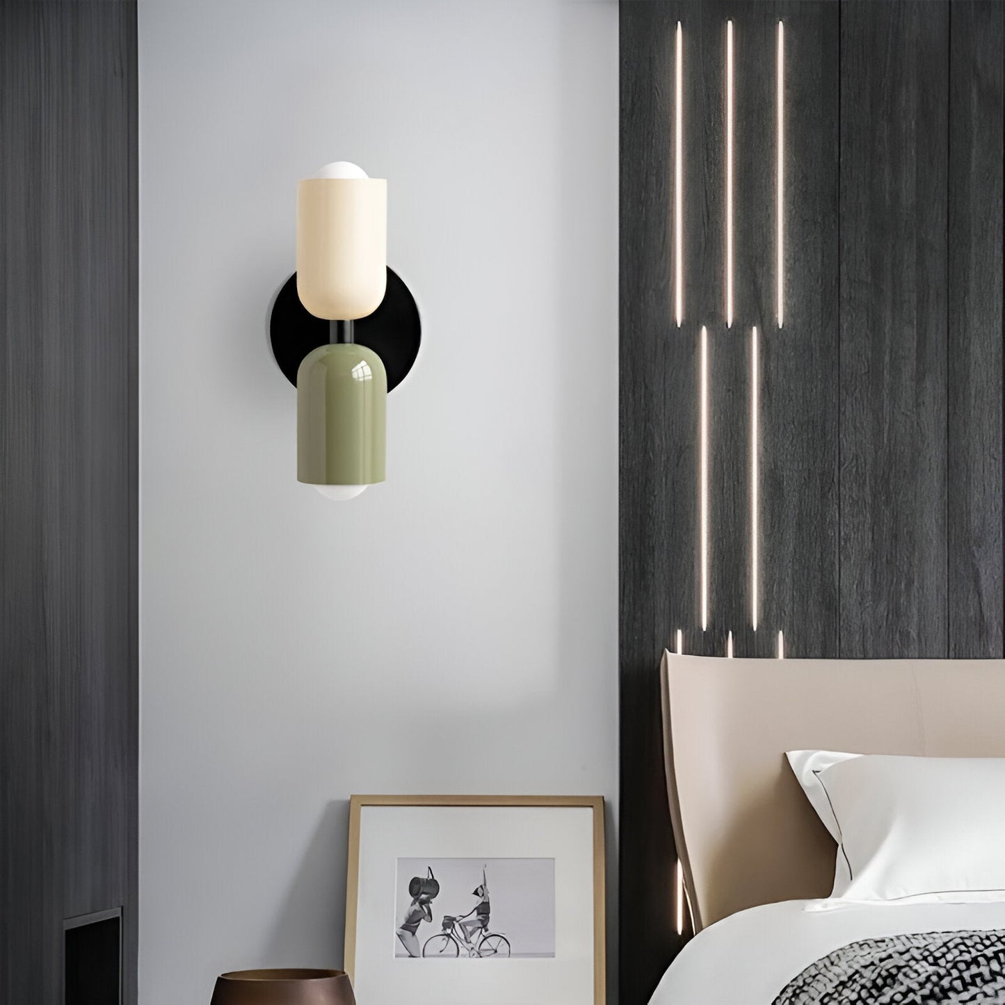 Nordic Colorful Double Head Iron Wall Light