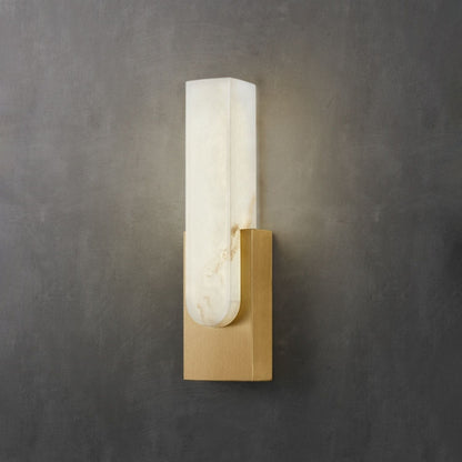Agatha Modern Artificial Alabaster Minimalist Wall Light