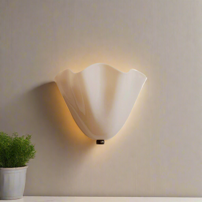 Skirt Series Retro Colored Glass Skirt Shell Wall Light — Lubrel minimalist lighting