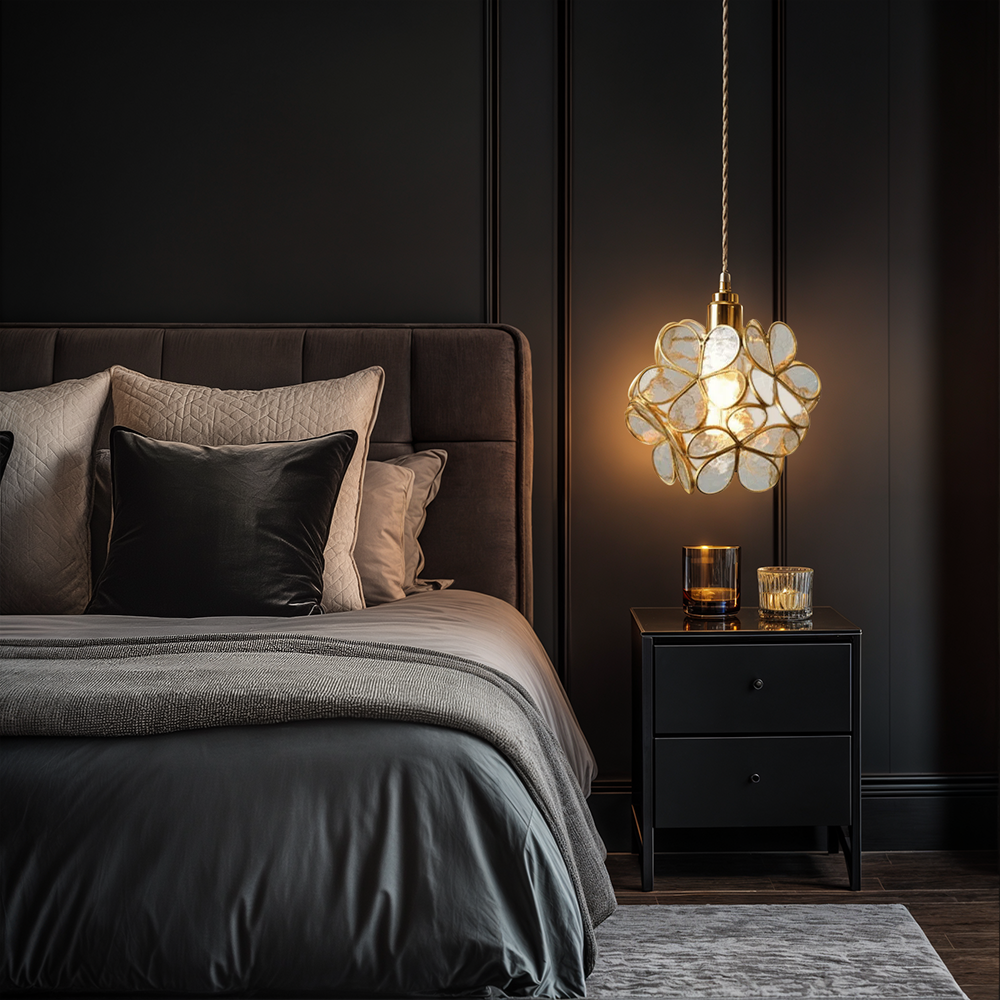 Nordic Flower Glass Pendant Light