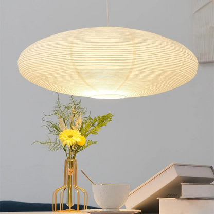 The Mist Shard Japandi Paper Pendant Light