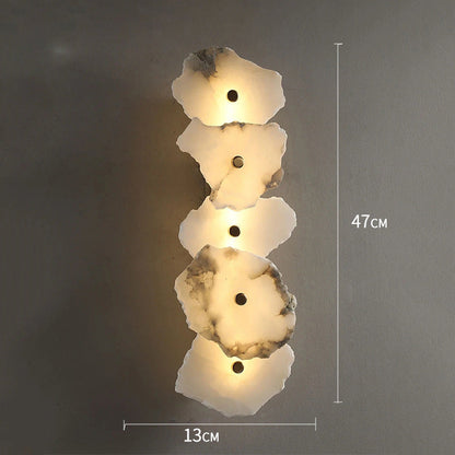 Modern Irregular Marble Minimalist Wall Light