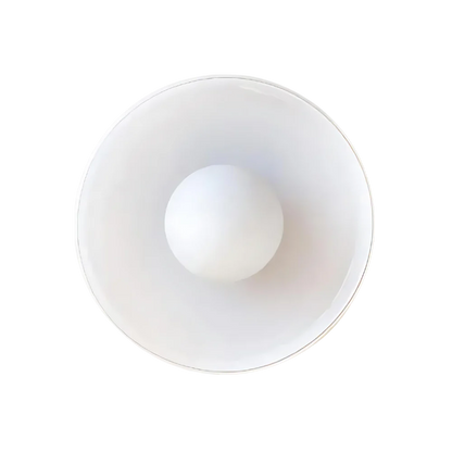 Nordic Glass Olive Disc Wall and Ceiling Light