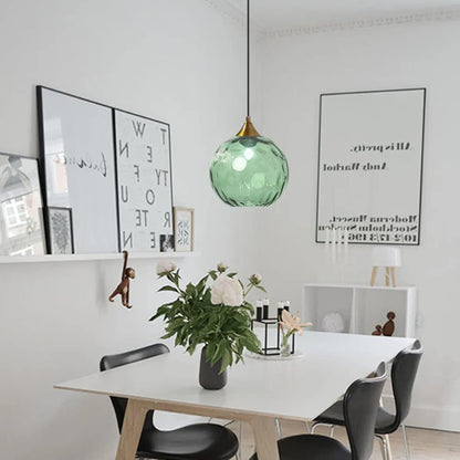 Modern LED Nordic Ceiling Glass Ball Pendant Light