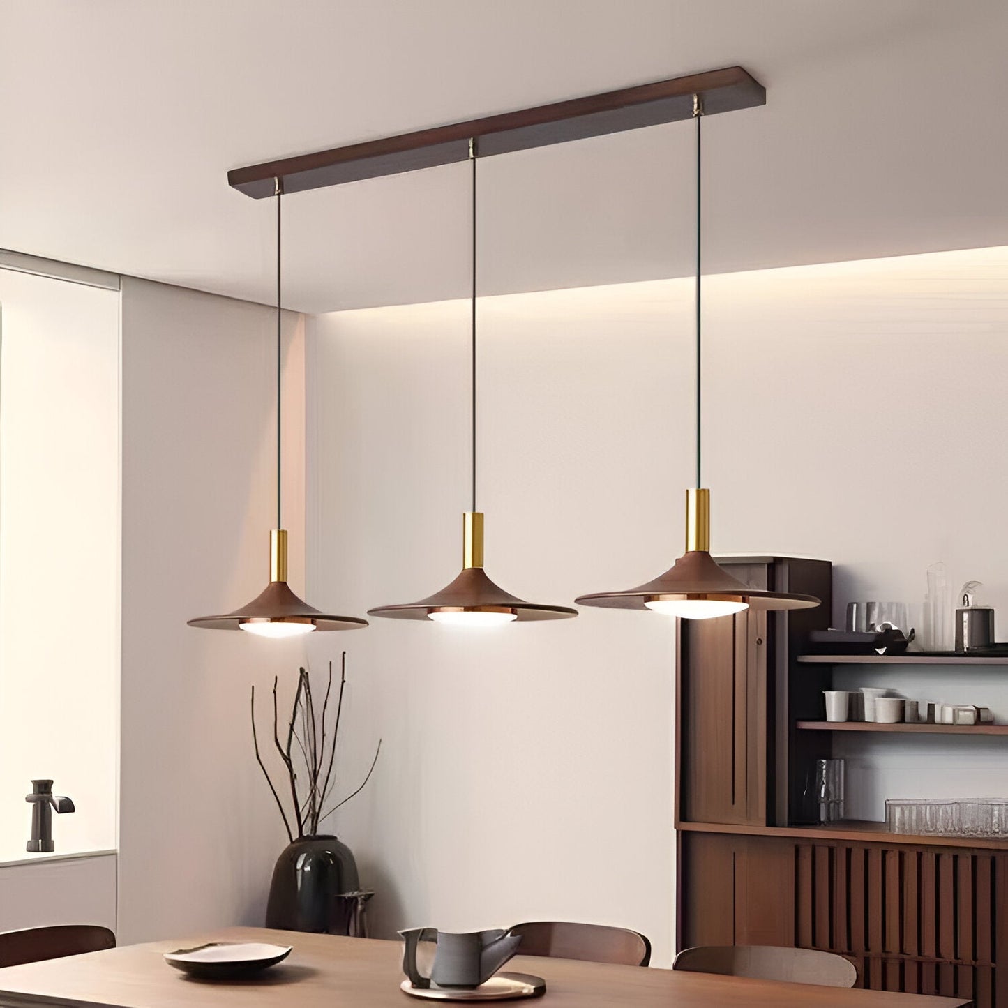 Nordic Style Iron Shade Minimalist Pendant Light