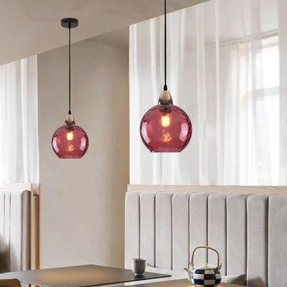 Modern LED Nordic Ceiling Glass Ball Pendant Light