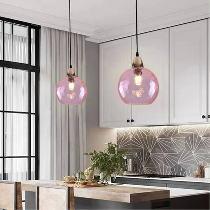 Modern LED Nordic Ceiling Glass Ball Pendant Light