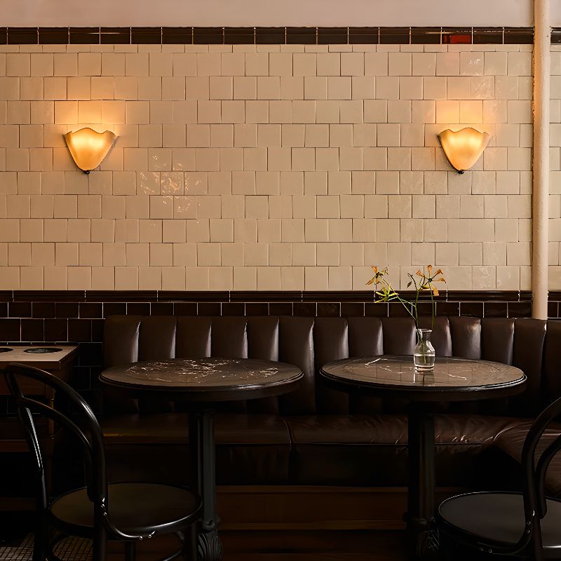 Skirt Series Retro Colored Glass Skirt Shell Wall Light — Lubrel minimalist lighting