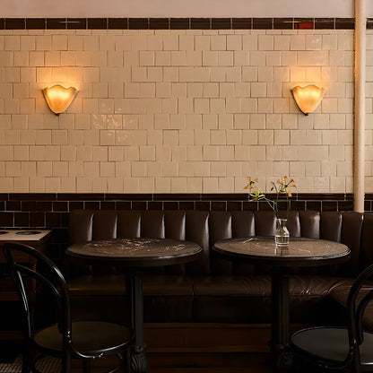 Skirt Series Retro Colored Glass Skirt Shell Wall Light — Lubrel minimalist lighting