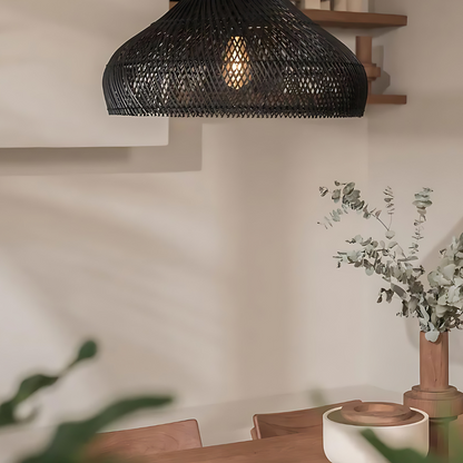 Retro Bohemian Rattan Pendant Light