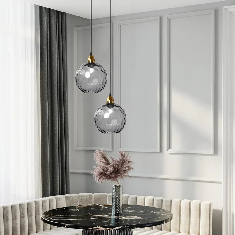 Modern LED Nordic Ceiling Glass Ball Pendant Light