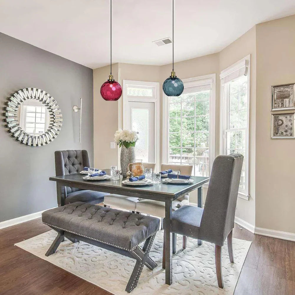 Modern LED Nordic Ceiling Glass Ball Pendant Light