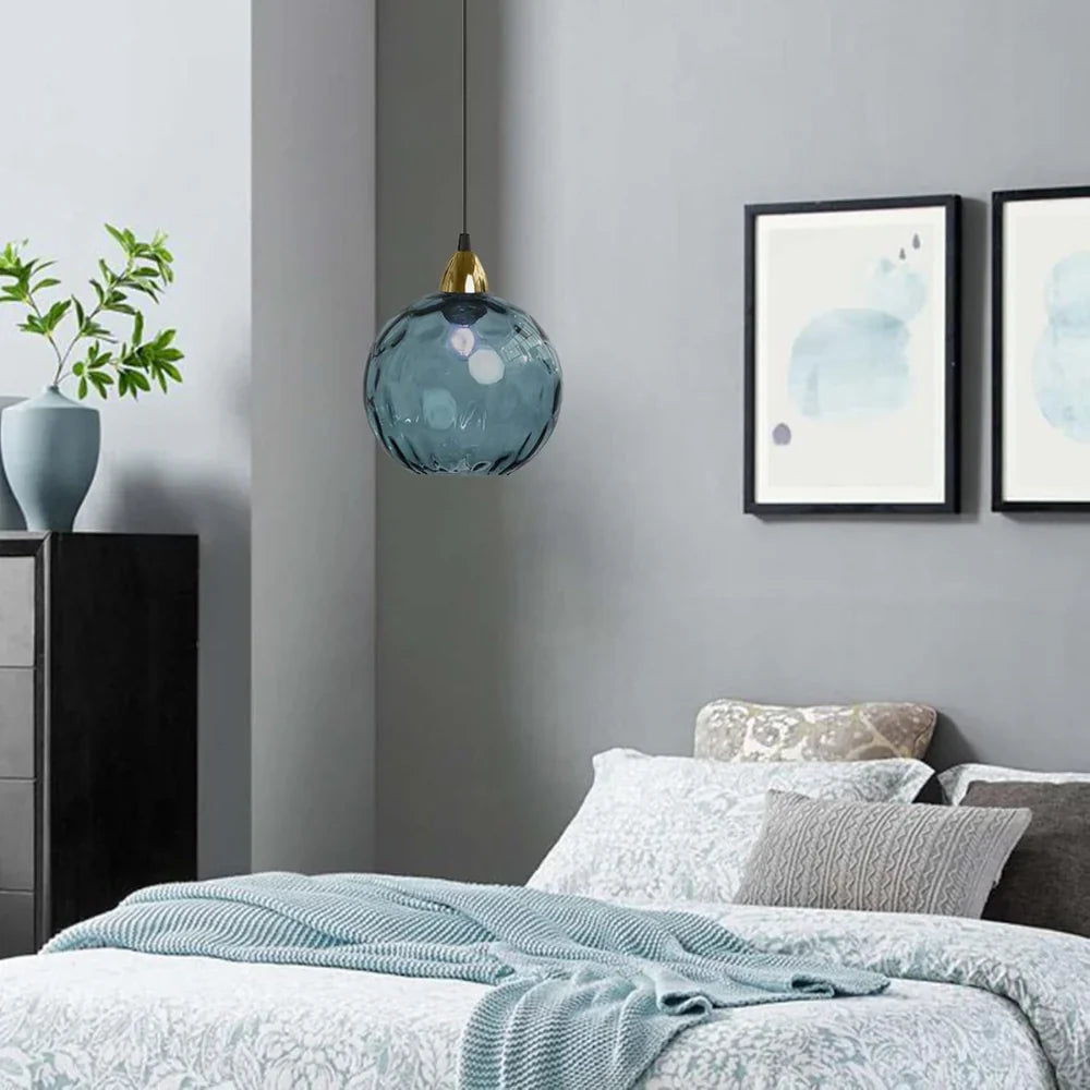 Modern LED Nordic Ceiling Glass Ball Pendant Light