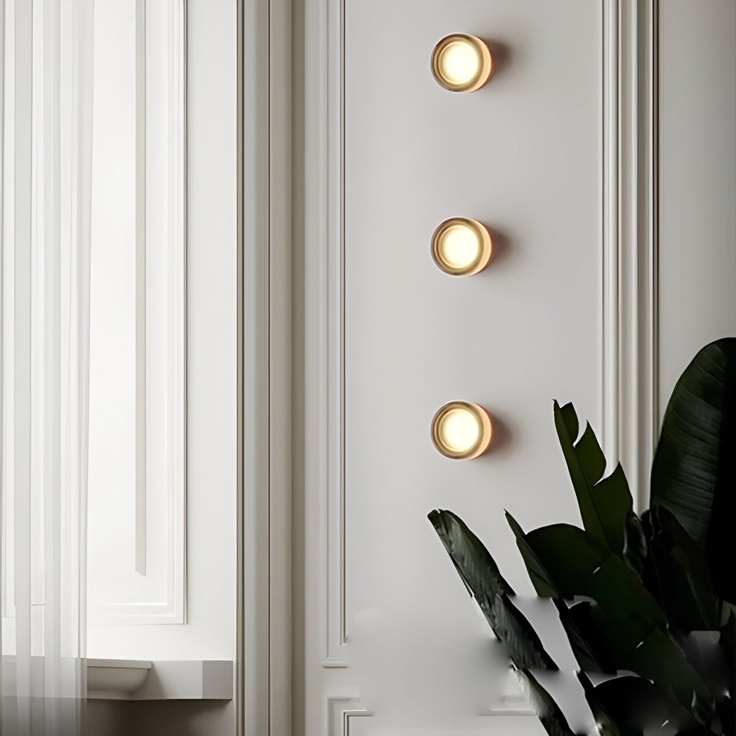Nordic Luminous Dimple Acrylic Modern Wall Light