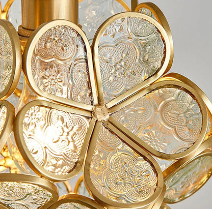 Nordic Flower Glass Pendant Light