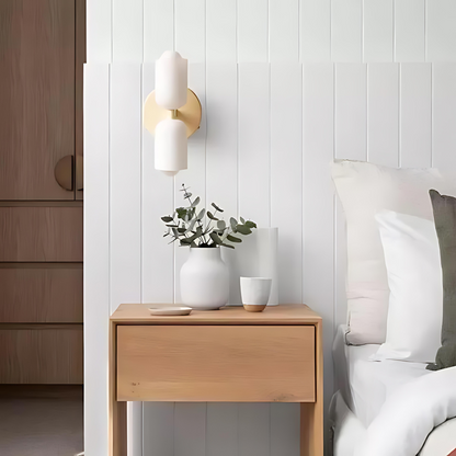 The Elegance Cream Shade Wall Light