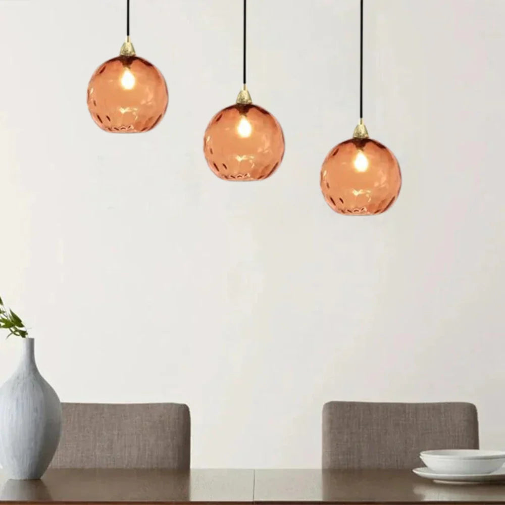 Modern LED Nordic Ceiling Glass Ball Pendant Light